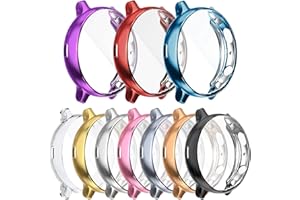 [10-Pack] Case Compatible with Samsung Galaxy Watch Active 2 44mm Screen Protector Cover, All-Around Protective Cover Soft TP