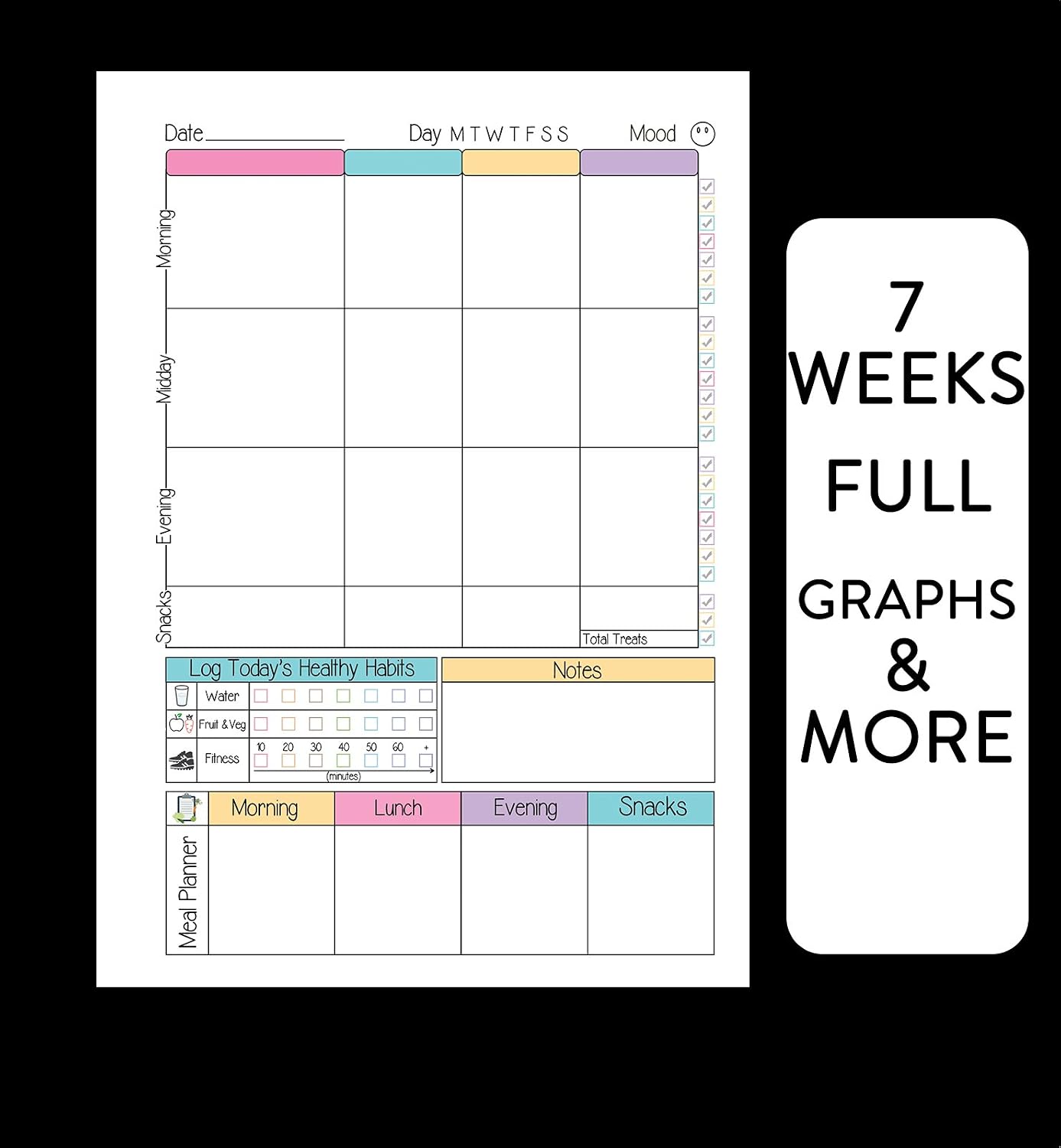 A5 Diet Food Diary Activity Tracker Log Journal For Any Diet Plan