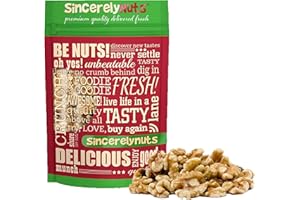 Sincerely Nuts Raw Shelled Walnuts (5lb bag) | No Shell Walnut Halves and Pieces | Easy to Eat & Cook Right Out of the Bag | Kosher & Gluten Free Superfood | Plant Based Fiber & Healthy Fats