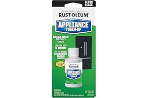 Rust-Oleum 213174 .6-Ounce Specialty Brush Bottle Appliance Touch Up, Black