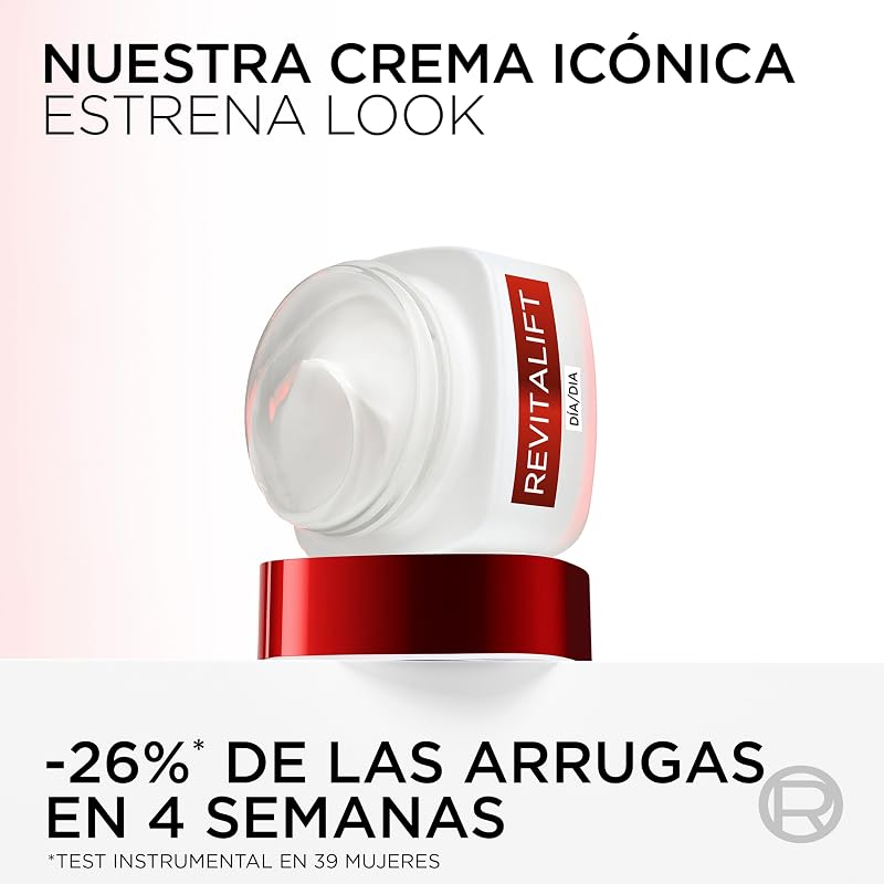 L'Oréal Paris Revitalift Clásico Crema de Día Antiarrugas Reafirmante, 50ml
