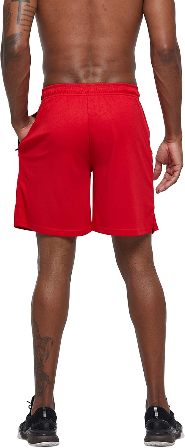 G Gradual Men's 7" Workout Running Shorts Quick Dry Lightweight Gym Shorts with Zip Pockets: Clothing