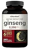 NatureBell Korean Red Ginseng 2,250mg Per