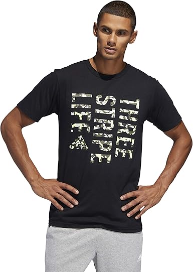 adidas three stripe life t shirt