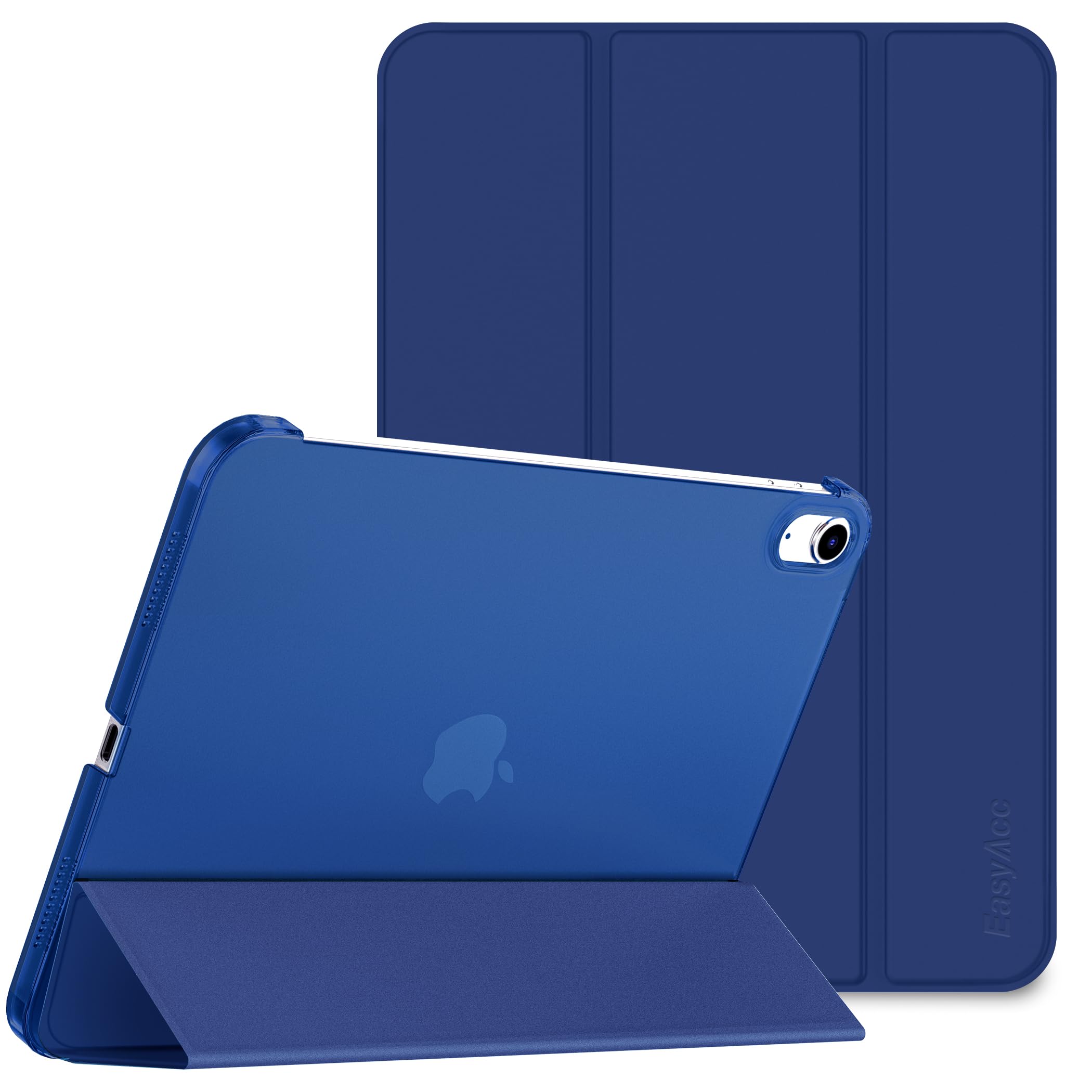 EasyAcc Case for iPad (A16) 11th/10th Generation 2025/2022 11/10.9 inch, Slim Hard Protective Cover for iPad 11/10 Gen, Models A3354/A3355/A3356/A2696/A2757/A2777/A3162, Dark Blue — image 1