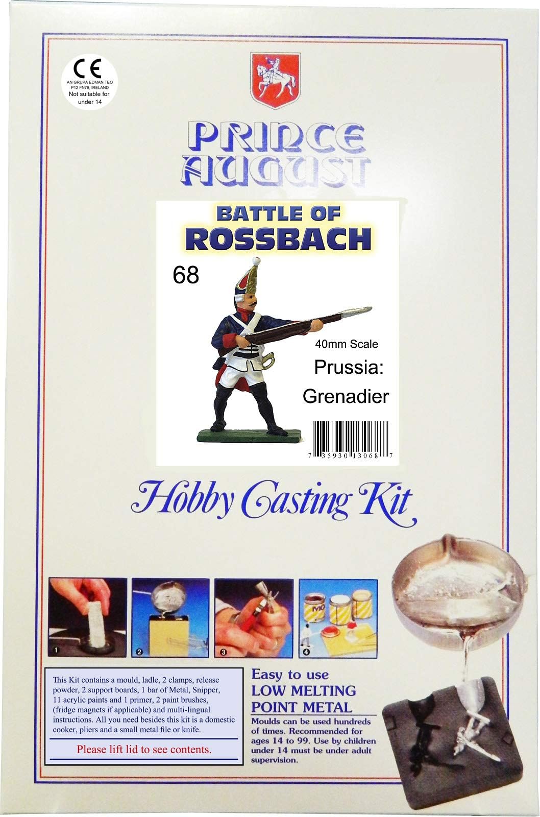 Prince AugustHobby Casting Starter Kit - Prussian Grenadier 1757