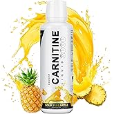 Trihood Liquid L-Carnitine 3000 for Energy Boost – Acetyl L-Carnitine & L-Carnitine Tartrate Liquid Supplement, Pineapple Flavor, 473 ml