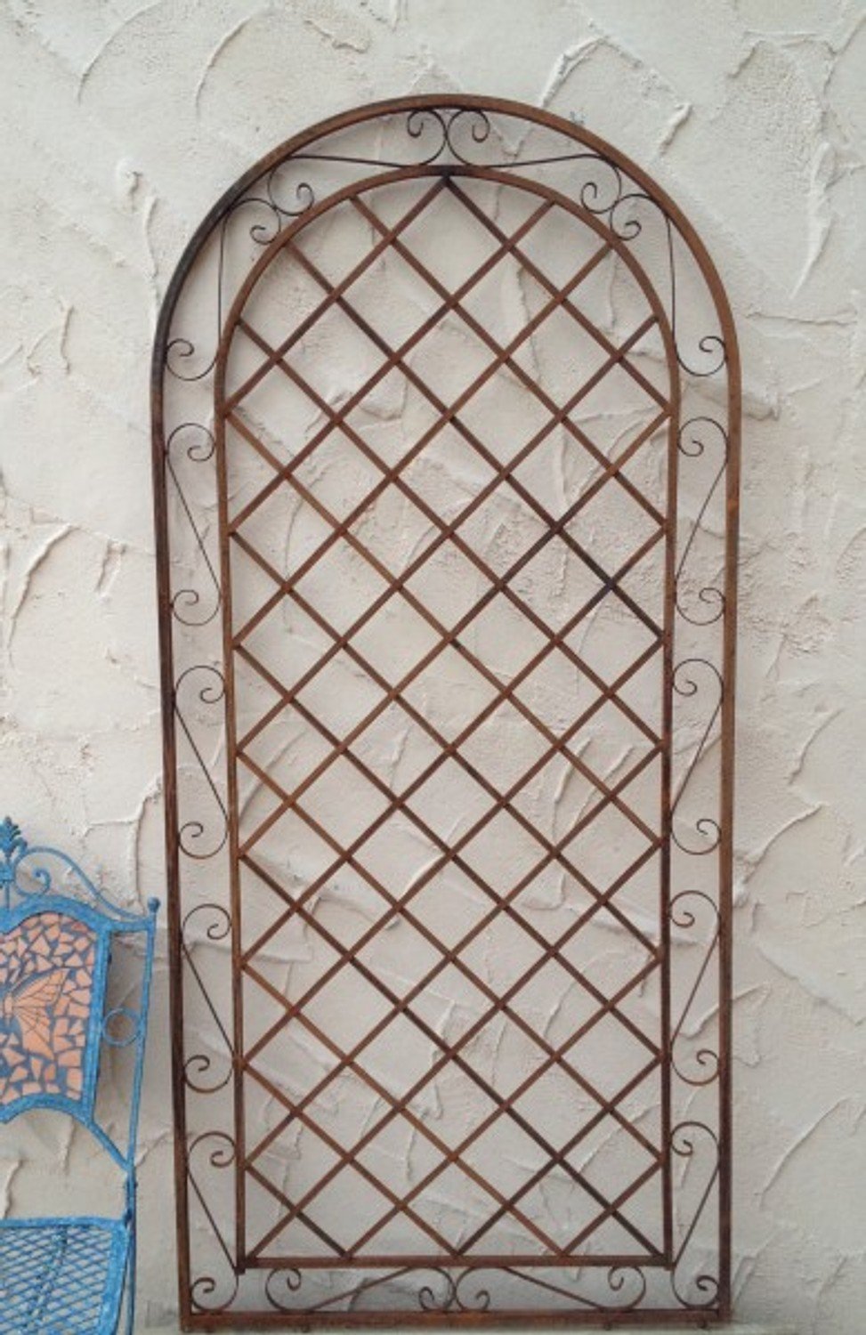enrejado enrejado pared Rank ayuda para ventana Provence metal ...