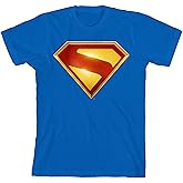 Bioworld Superman Logo Youth Crew Neck Short Sleeve T-Shirt
