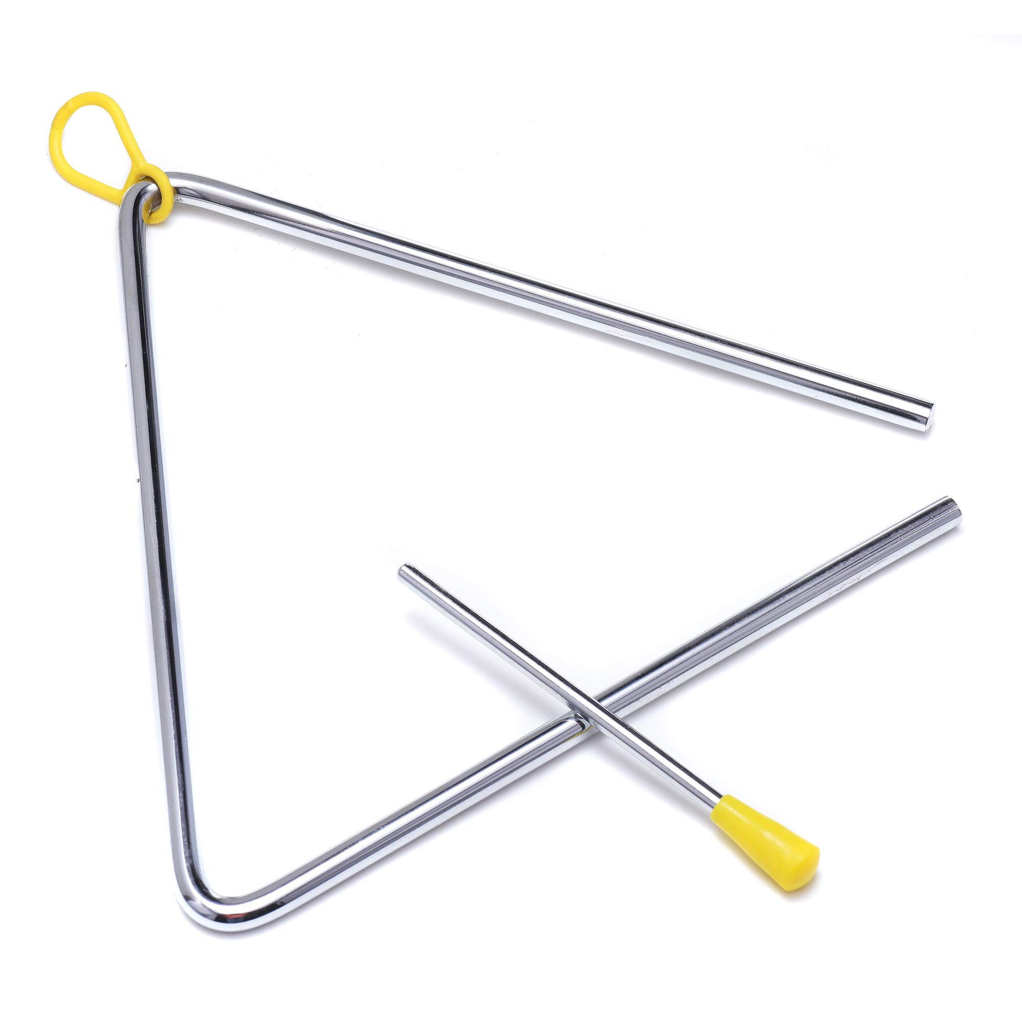 Photo 1 of 10 Inch Musical Steel Triangle Percussion Instrument with Striker