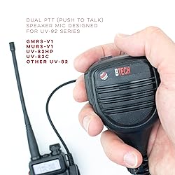 BTECH QHM22D Dual Push-to-Talk (PTT) Speaker