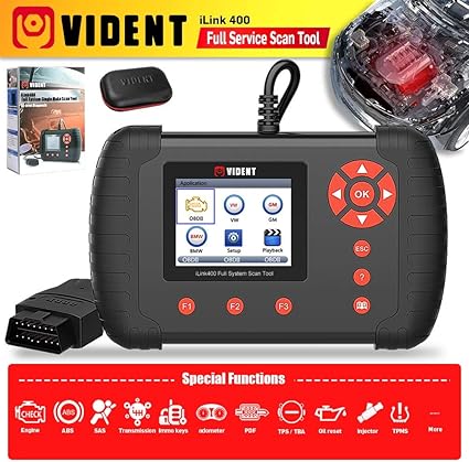 Vident Ilink400 Full System Scan Tool Single Make Support Abs Srs