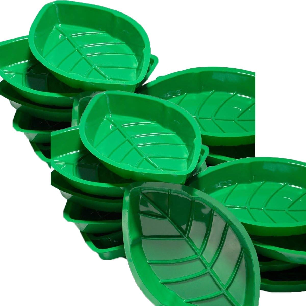 Fun Express Palm Leaf Serving Trays,2 Dozen