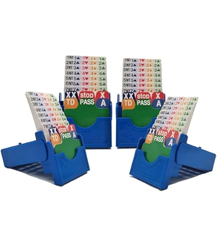 Bid Pal Bridge biet Boxen Set of 4