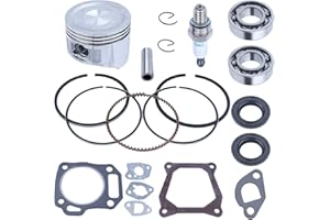 Adefol Cylinder Head Pistion Kit Crankshaft Bearing Oil Seal Rebuild Gasket for Honda GX160 GX200 5.5hp 6.5HP Engine