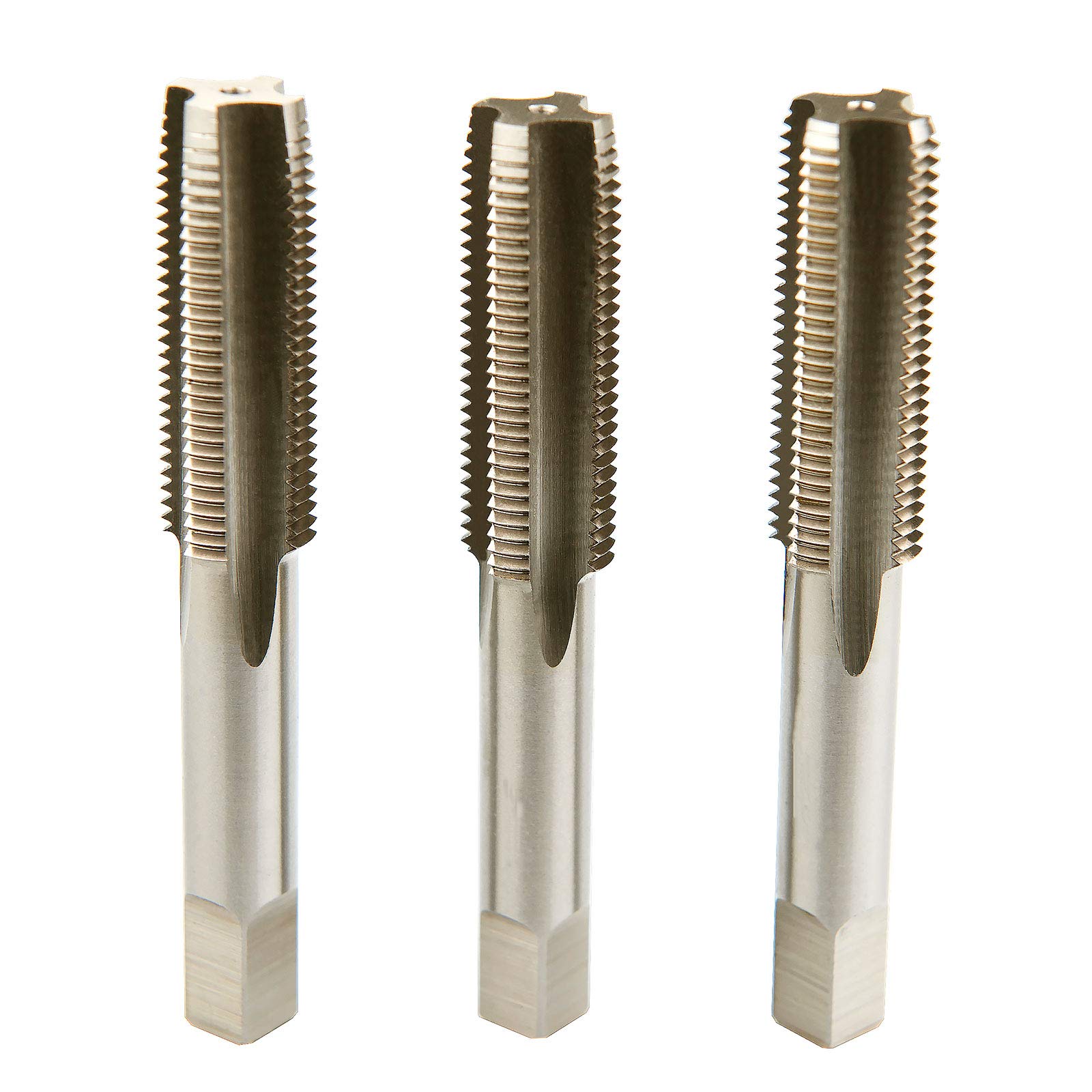 MaxTool 1/2-20 HAND THREAD TAP SET; 3-Piece (Taper, Plug, Bottom); HSS M2; FULLY GROUND RIGHT HAND; HSF02W00R032F