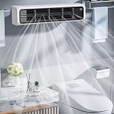 Mini Split Portable Air Conditioner, Wall Mount Ductless Air Conditioner with USB Charging and Digital Display, Rechargeable Ventless Air Conditioner No Window for Desk, Bedroom, Dorm