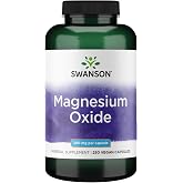 Swanson Magnesium Bone &amp; Muscle Support 200 mg, 250 Capsules | A Premium Magnesium Supplement That Helps Support Strong Muscles and Bones for Everyday Health and Wellness