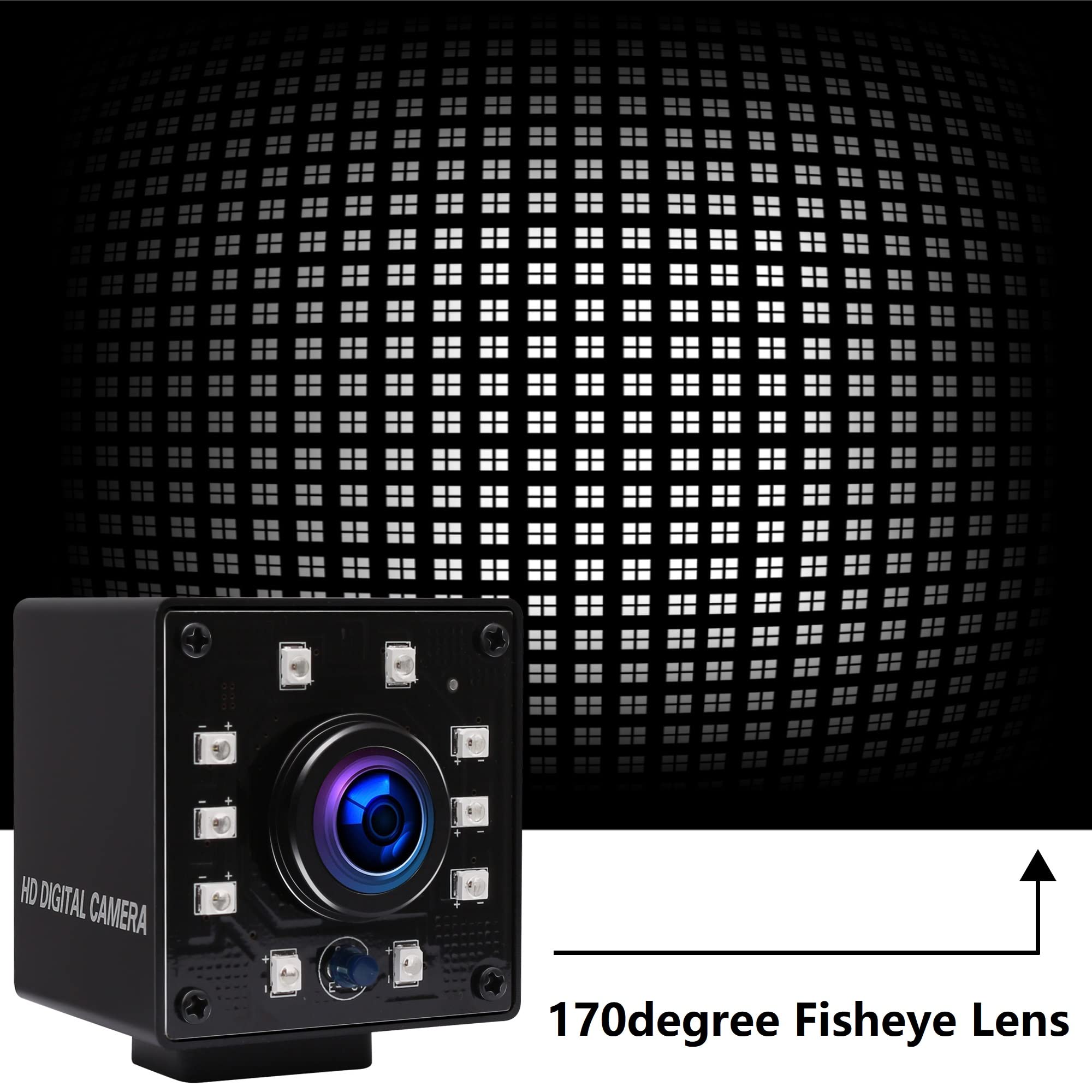 Mua ELP Camera USB 1080P Wide Angle Fisheye 170degree IR LED Infrared ...