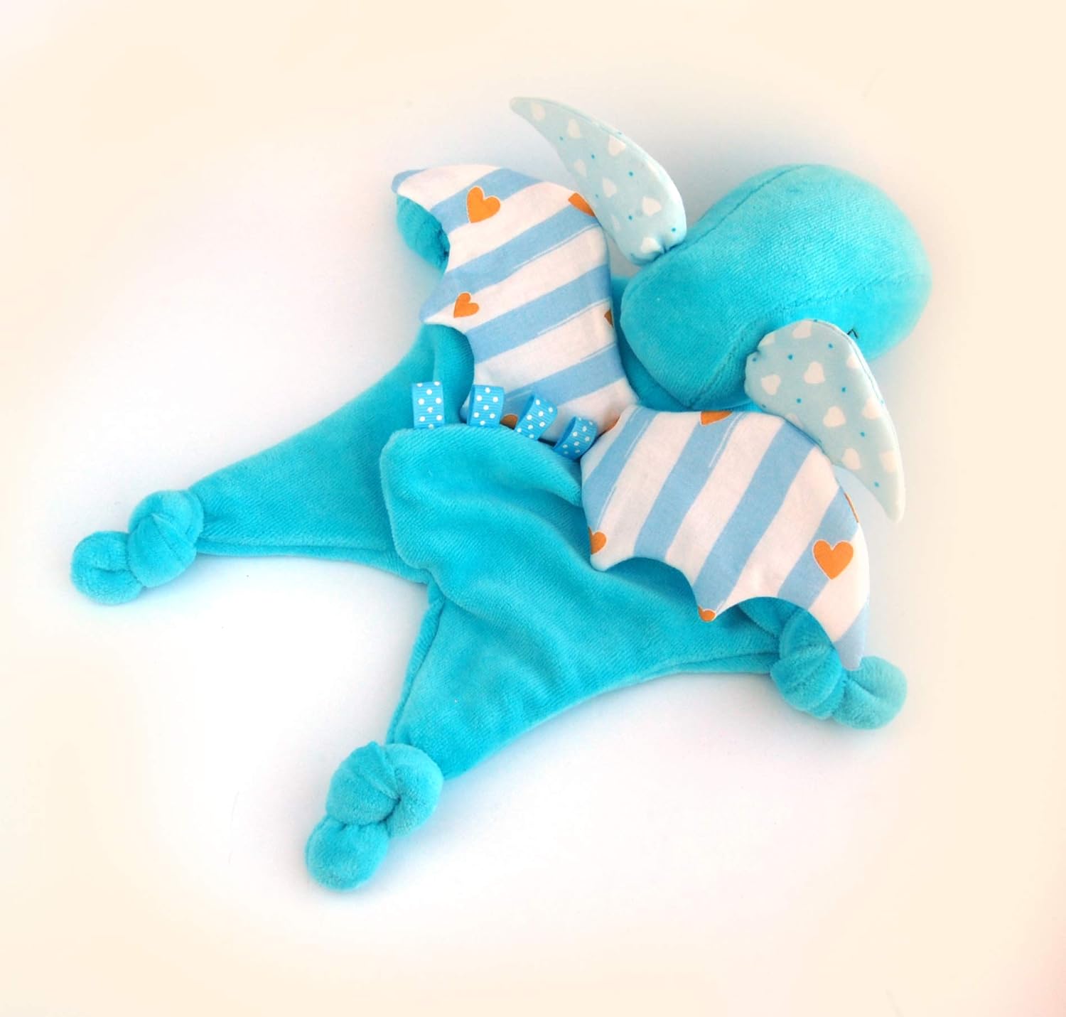 Baby Boy Shower Gift Lovey Blanket Dragon Comfort Blanket Plushies