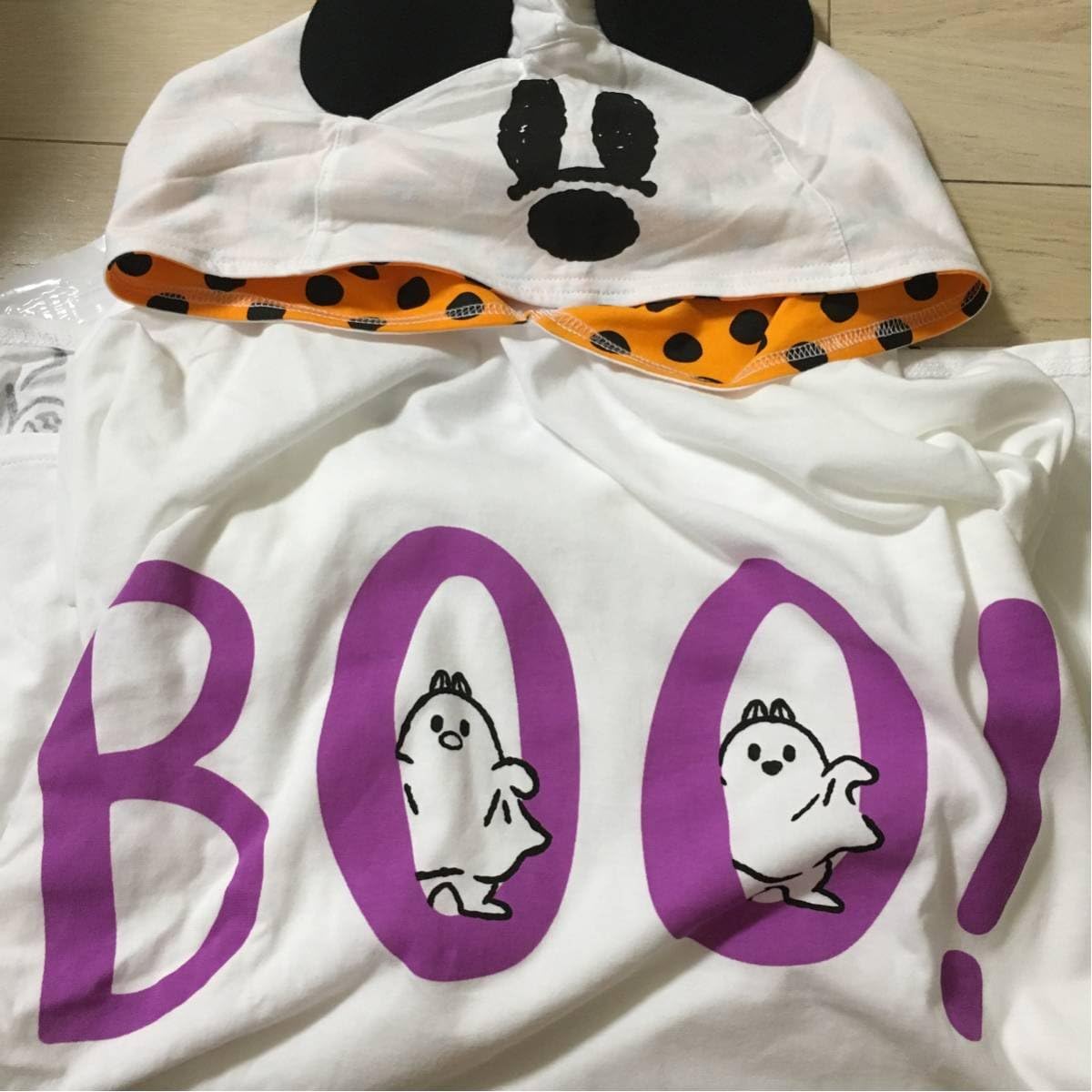 Amazon Co Jp ハロウィン ディズニーランドおばけポンチョ パーカー防寒 フリーサイズ Tシャツ フード付ヒューイドゥーイルーイ ヴィランズ ホビー