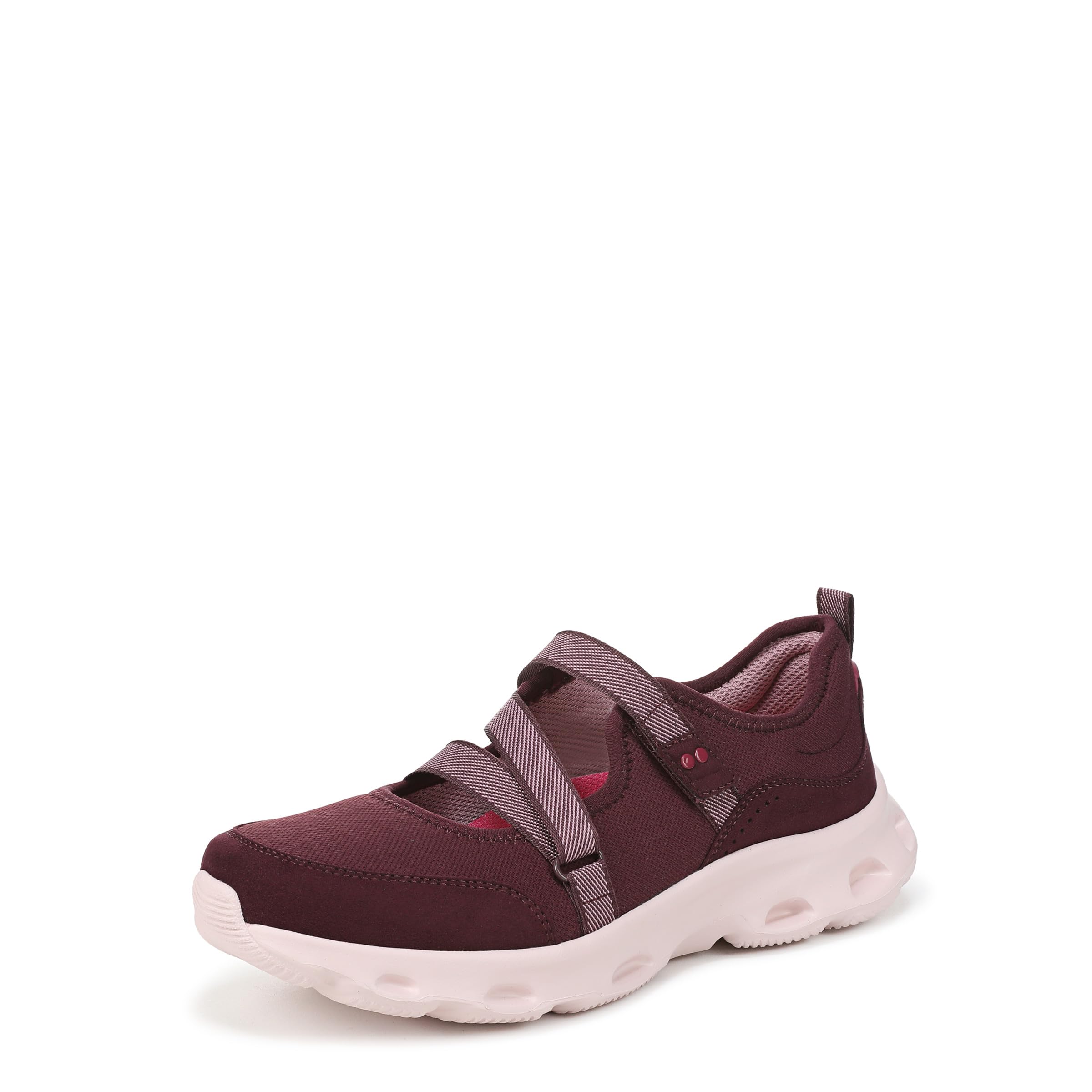 Ryka Women’s Activfoam MJ Mary Jane Shoes Purple Fig Mesh Fabric 5 M
