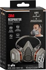3M 6002C Spray Paint Half-Mask Respirator A2P2 Organic Gas Dust Protection view 7