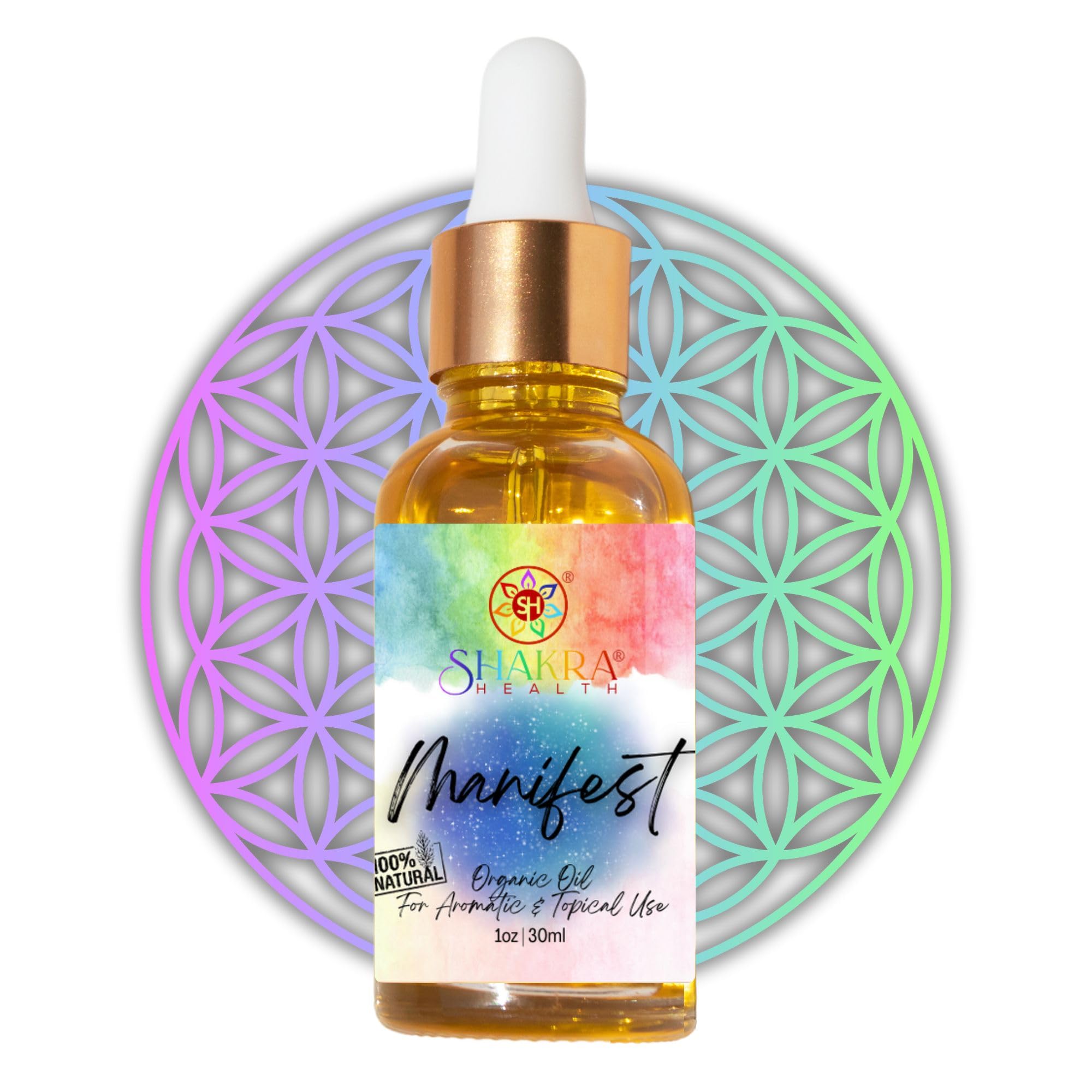 Body Oil & Daily Ritual Moisturising Oil | Manifesting, Law of Attraction, Meditation. Pagan Attraction Spells & Invocations. Vegan, Organic, Natural Massage Oil. Vegan, Organic, Natural (Manifest)