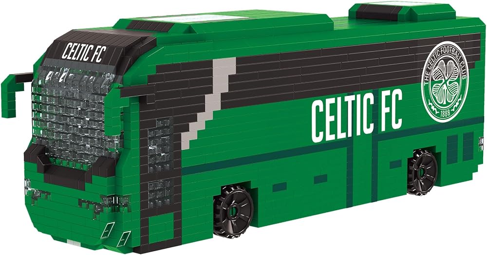 FOCO Officially Licensed BRXLZ Cells Celtic FC Bricks 3D Coach Model 1347