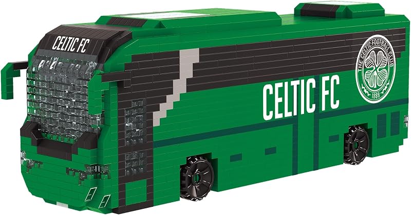 FOCO Officially Licensed BRXLZ Cells Celtic FC Bricks 3D Coach Model 1347