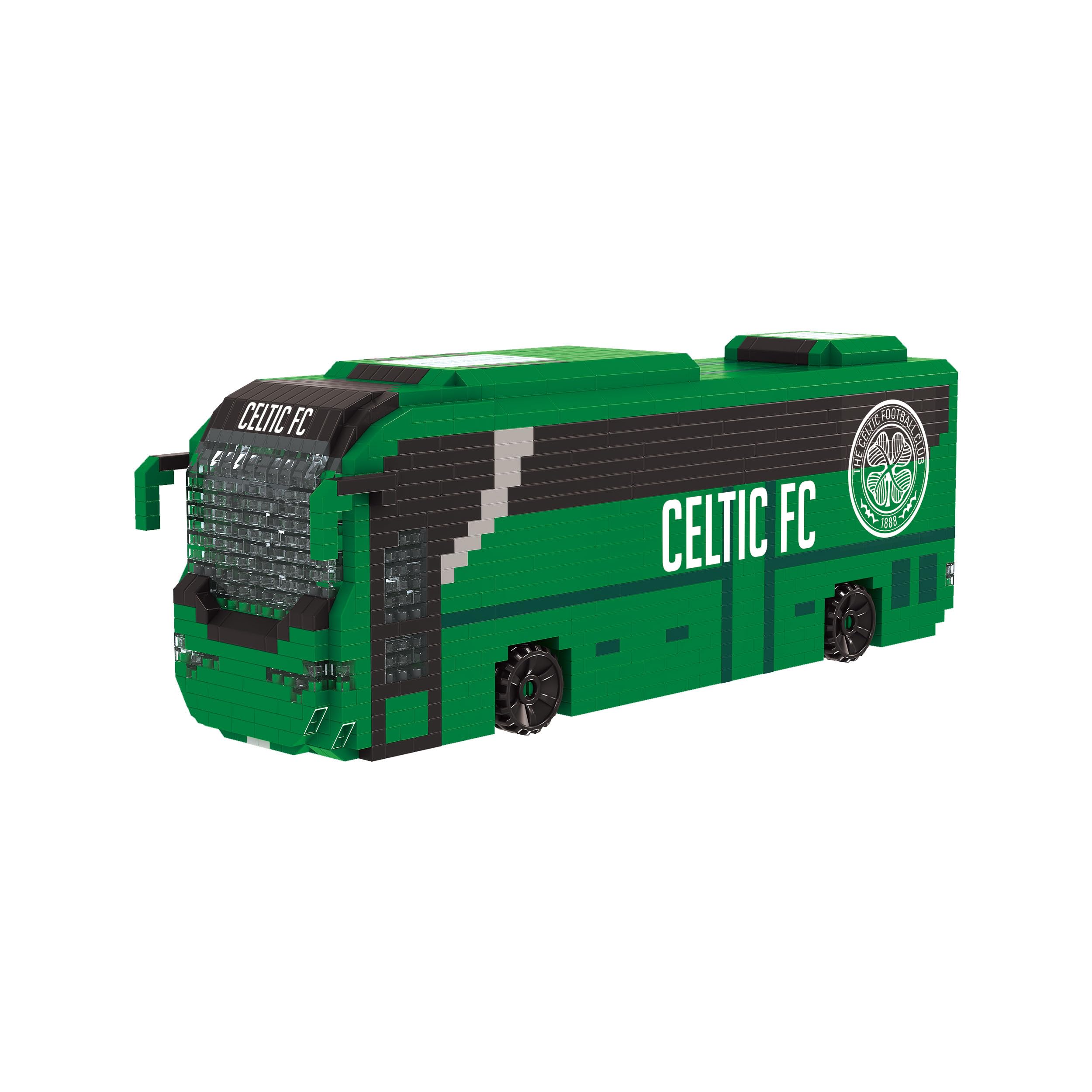 FOCO Officially Licensed Celtic FC BRXLZ 3D Bricks Coach Construction Toy Model — image 1