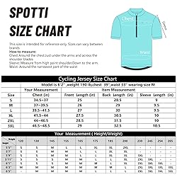 Spotti Men's Cycling Bike Jersey Short Sleeve with