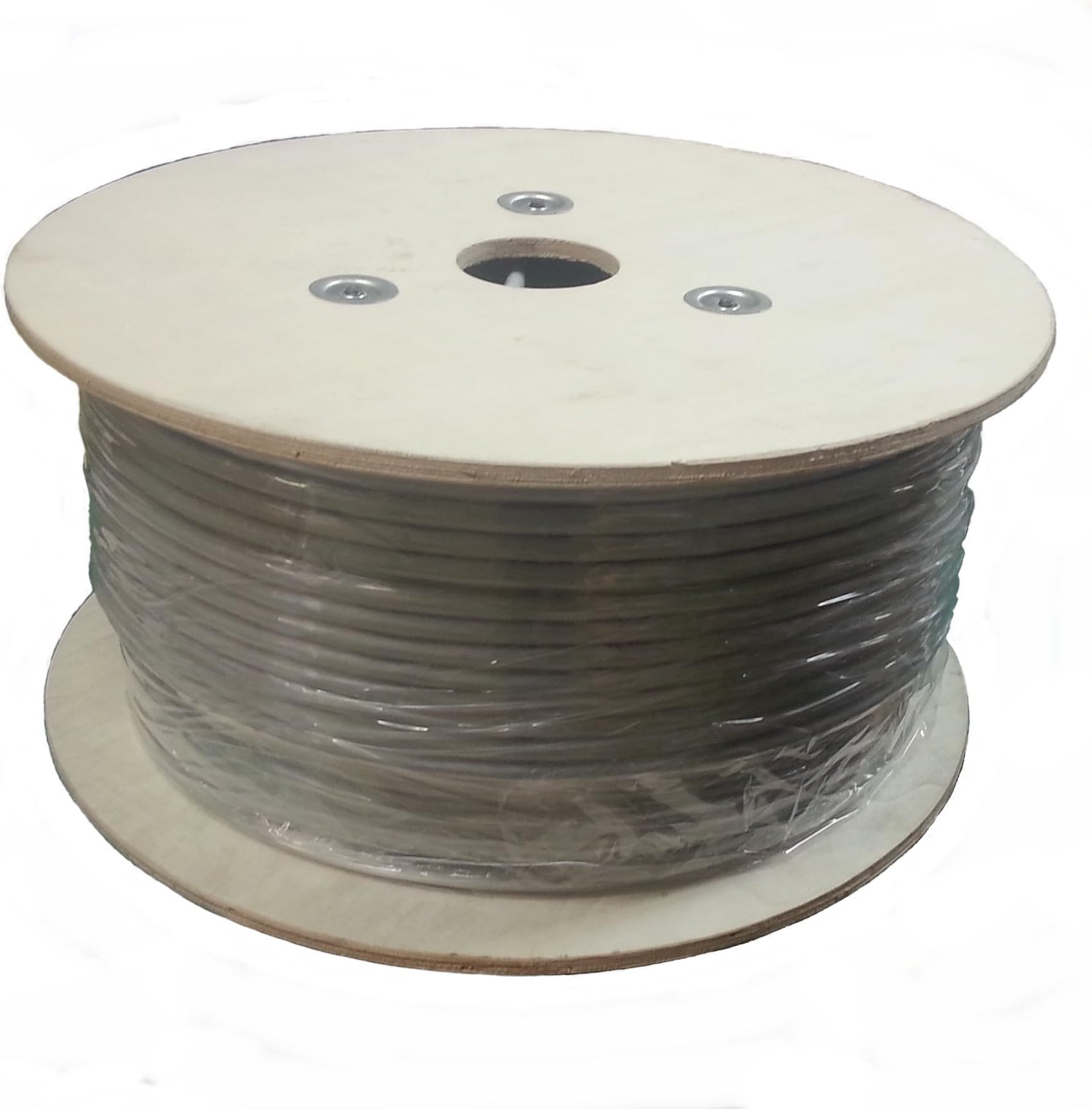Sunnytech CAT7 AWG23 1200MHz 500ft S-FTP UL,10GBase-T Data, GHMT CAT7 Certified Installation Cable, Drum Pack, Grey Color.(w/ 20 Plug and bootcap Free)
