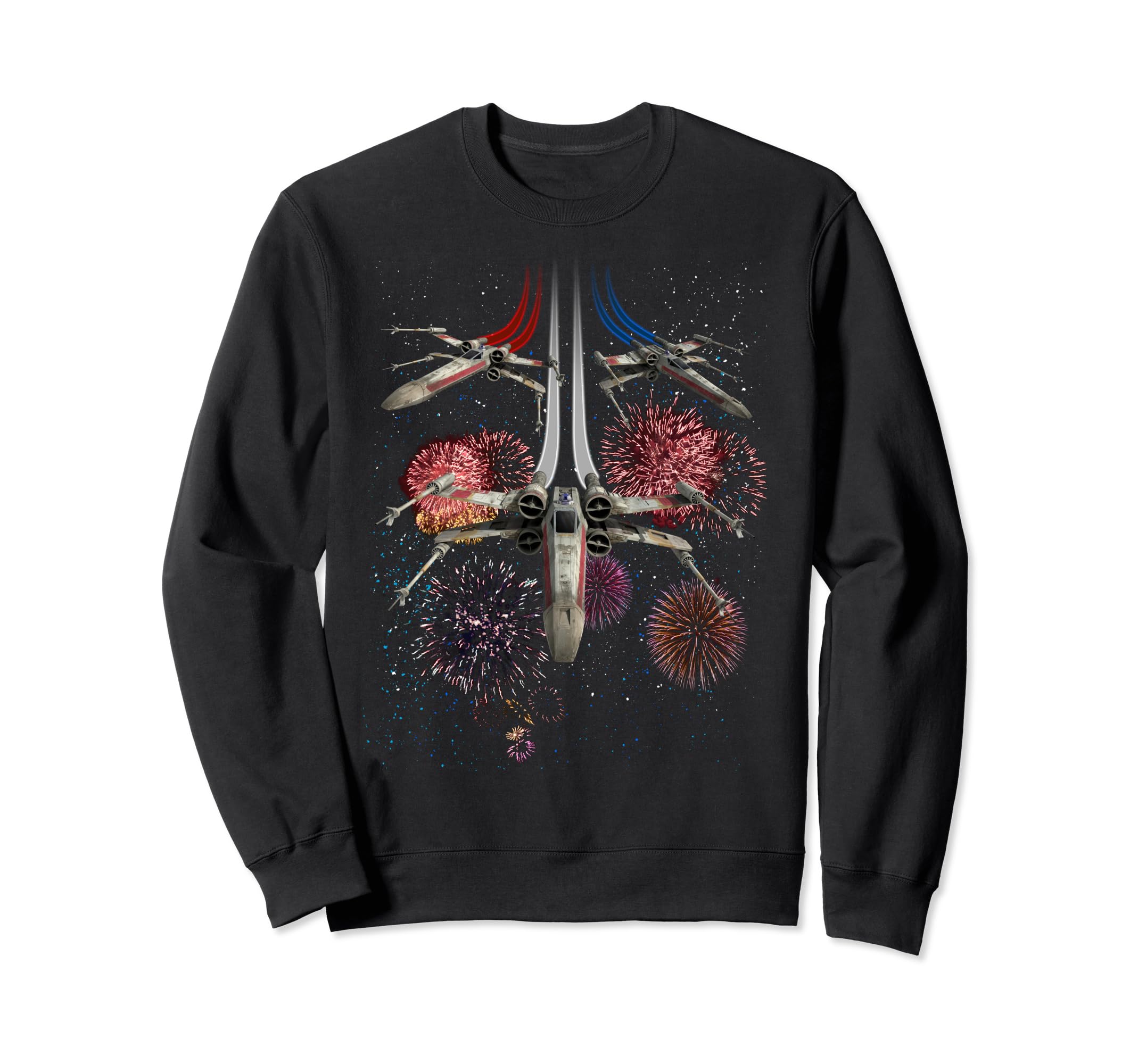 Star Wars X-Wing Party Fireworks 4th Of July Sweatshirt