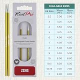 KnitPro Zing Interchangeable Circular Needles 5 in 13 cm 3.50 mm view 4