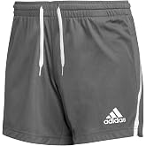 adidas Women's Team Issue Knit Shorts M Gray | White