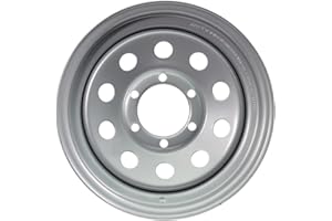 eCustomrim Trailer Wheel Rim 16X6 6 Lug Silver Modular