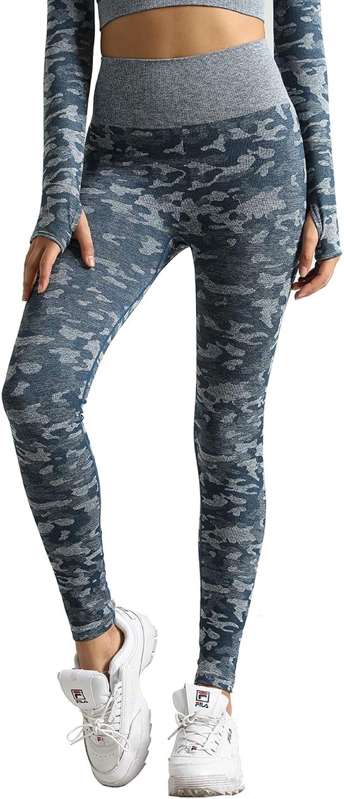 Amazon Co Jp Dutte Dutta レディース ヨガパンツ ハイウエスト 腹部コントロール ワークアウトレギンス Us サイズ X Small カラー ブルー Clothing Accessories