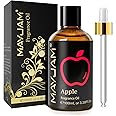 MAYJAM 100ML/3.38FL.OZ Apple Fragrance Oils with Glass Dropper, Essential Oils for Diffusers for Home, Long Lasting Scented Oils for Diffusers Soap Candle Making