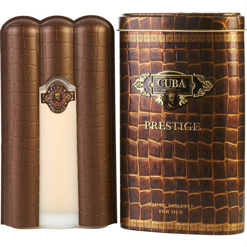 Cuba Prestige Gold Eau De Toilette Vaporiser Spray for Him 90 ml