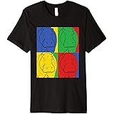 Hippo T-Shirt - Retro Hippopotamus Pop Art Tee