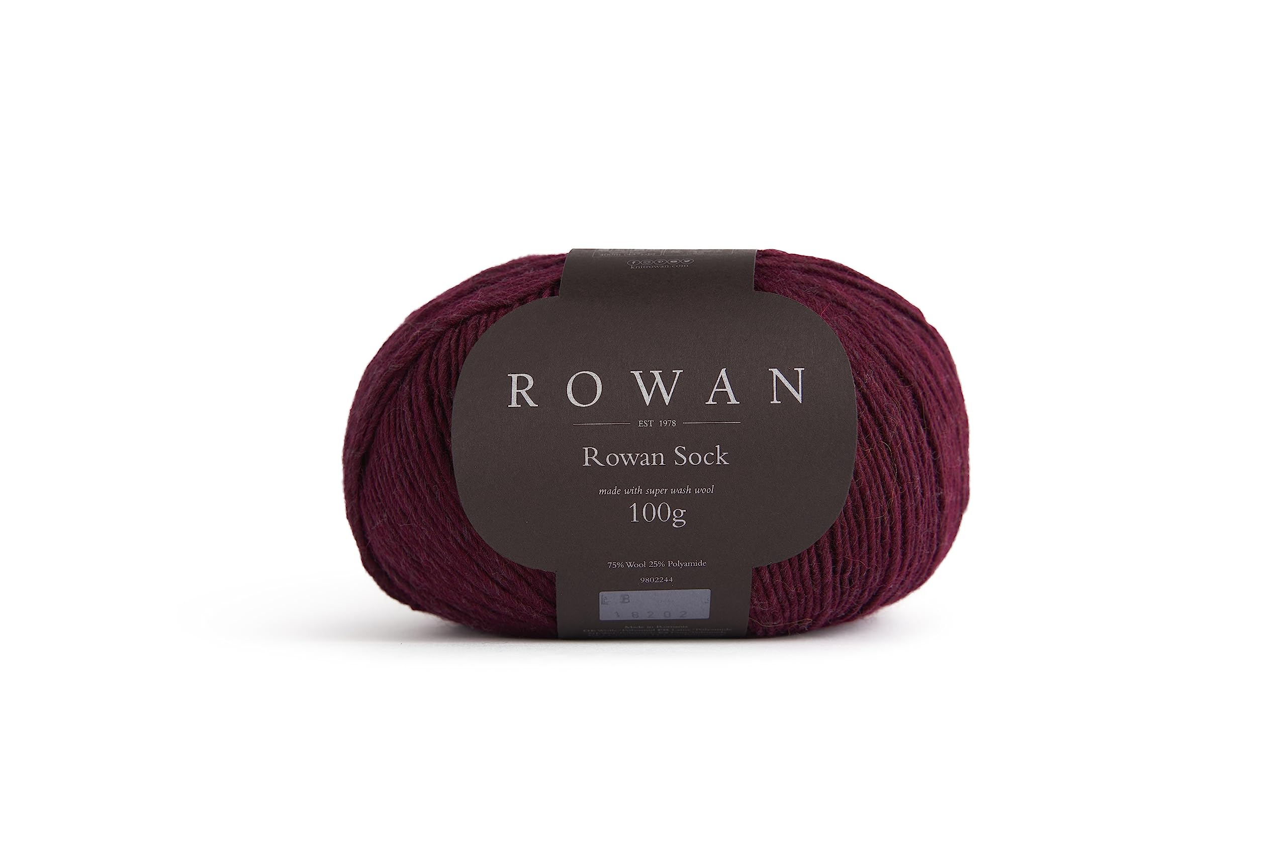 Rowan Rowan Sock Wool Ruby 100% Wool Yarn - 100g — image 1