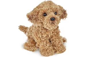BEARINGTON COLLECTION Bearington Lovely Doodles Caramel Dog Stuffed Animal 14 in - Puppy Stuffed Animals - Plush Dog Toys for Kids Goldendoodle Labradoodle Plushies - for Ages 3-14