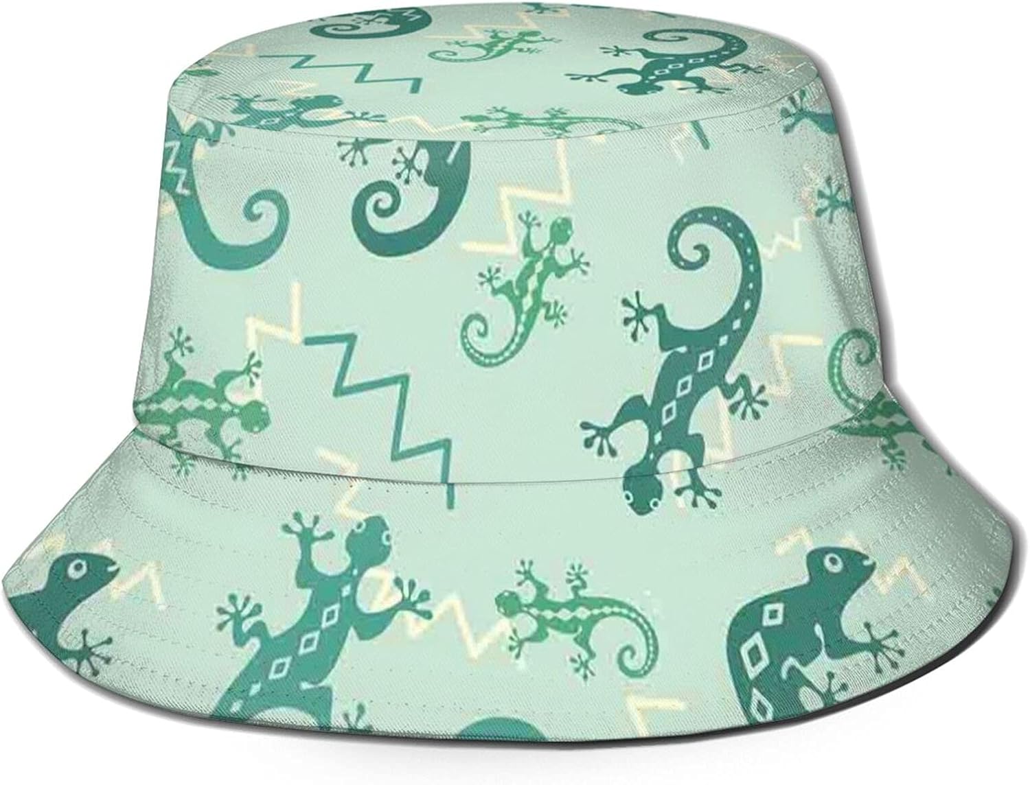 Unisex African Exotic Lizards and Chameleons Leaping Nature Animal Art