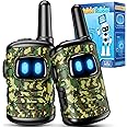 Toys for 3-8 Year Old Boys: comedyfun Mini Robots Walkies Talkies 2 Pack Birthday Gifts for 3 4 5 6 7 8 Year Old Boys Toys Age 5 6 7 8 Adventure Games Hiking Camping
