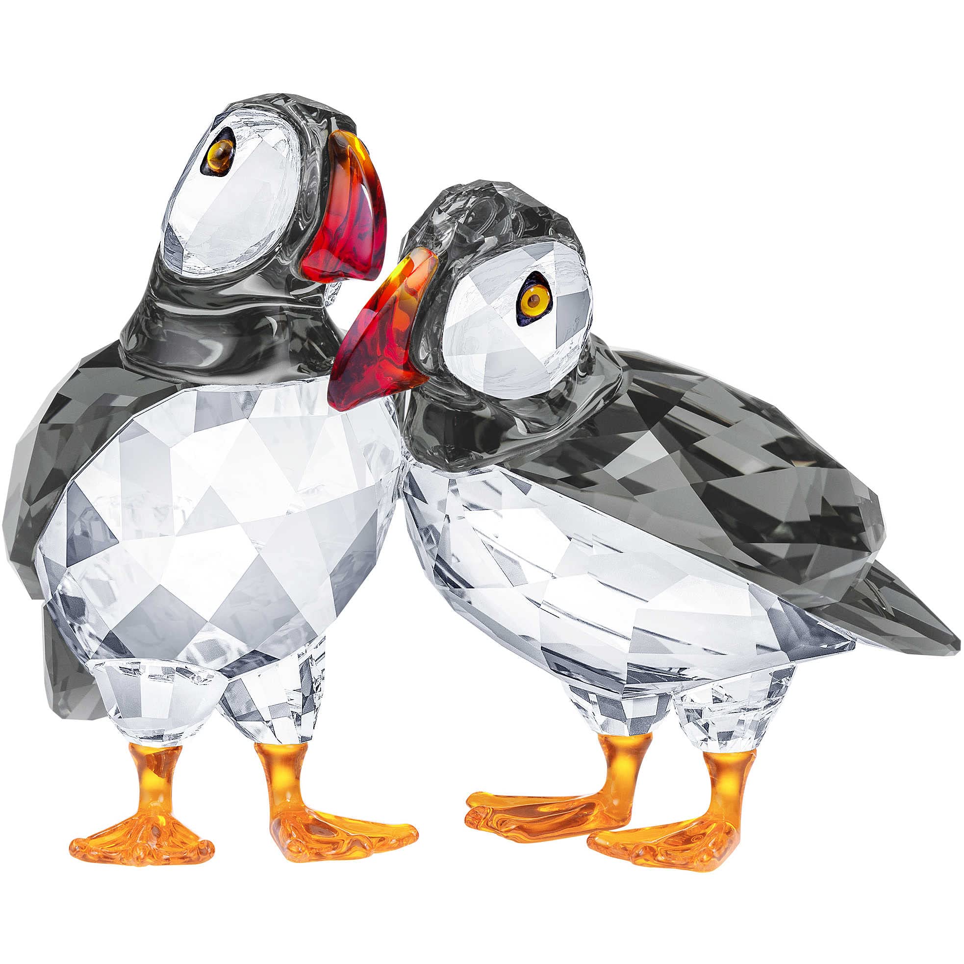 Swarovski Crystal Puffin Figure, Multicoloured, 5.5 x 6.6 x 4.3 cm