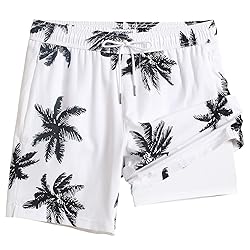 maamgic Swim Trunks Men 2 in 1 Mens Bathing Suit 7