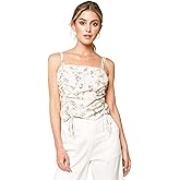 Sugar Lips Women's Vineyard Floral Ruched Cami