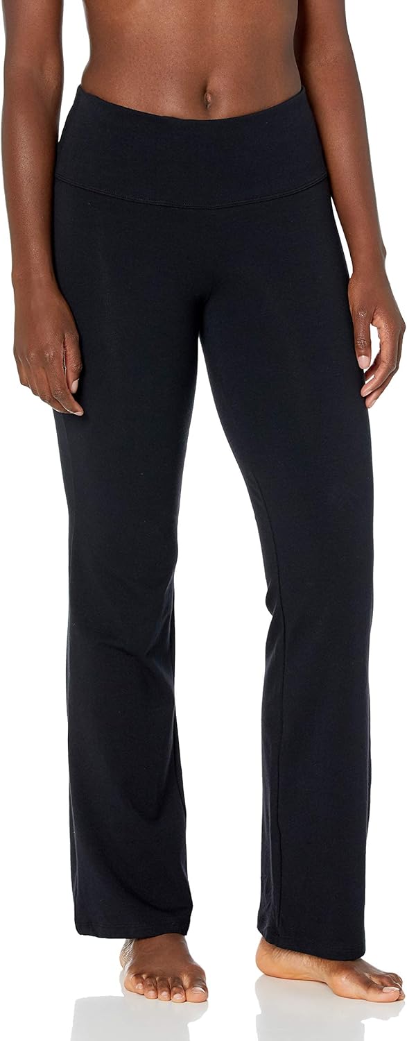 Spalding Women's Activewear Cotton Spandex Yoga Pant with Pocket WaooMart