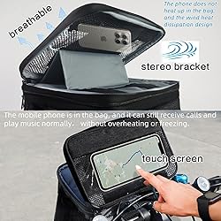 MeiMeSu Bike Handlebar Bag Waterproof Bike Basket